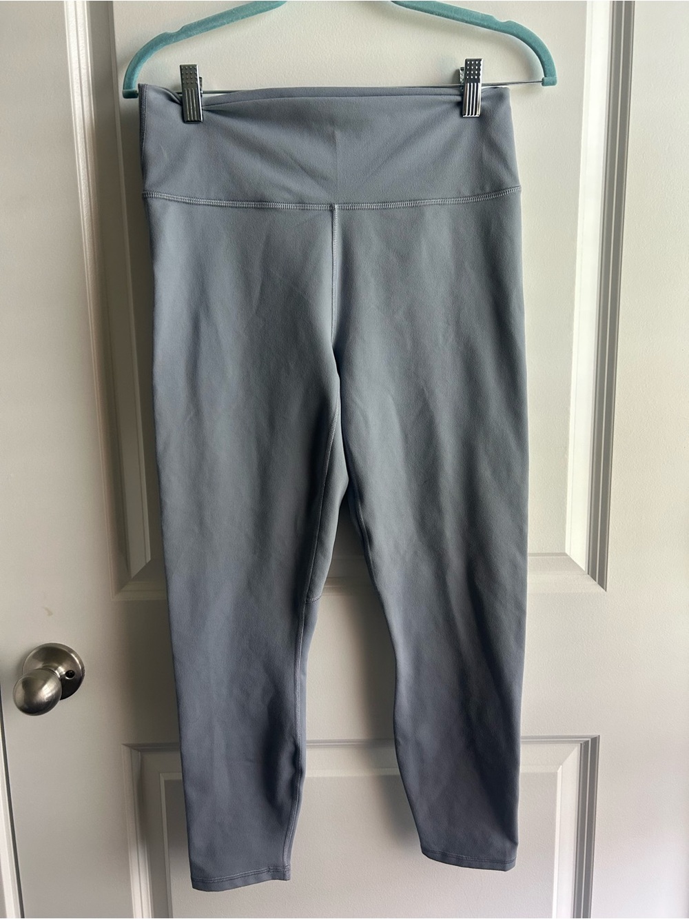 Fabletics Light Gray High-Waist Leggings